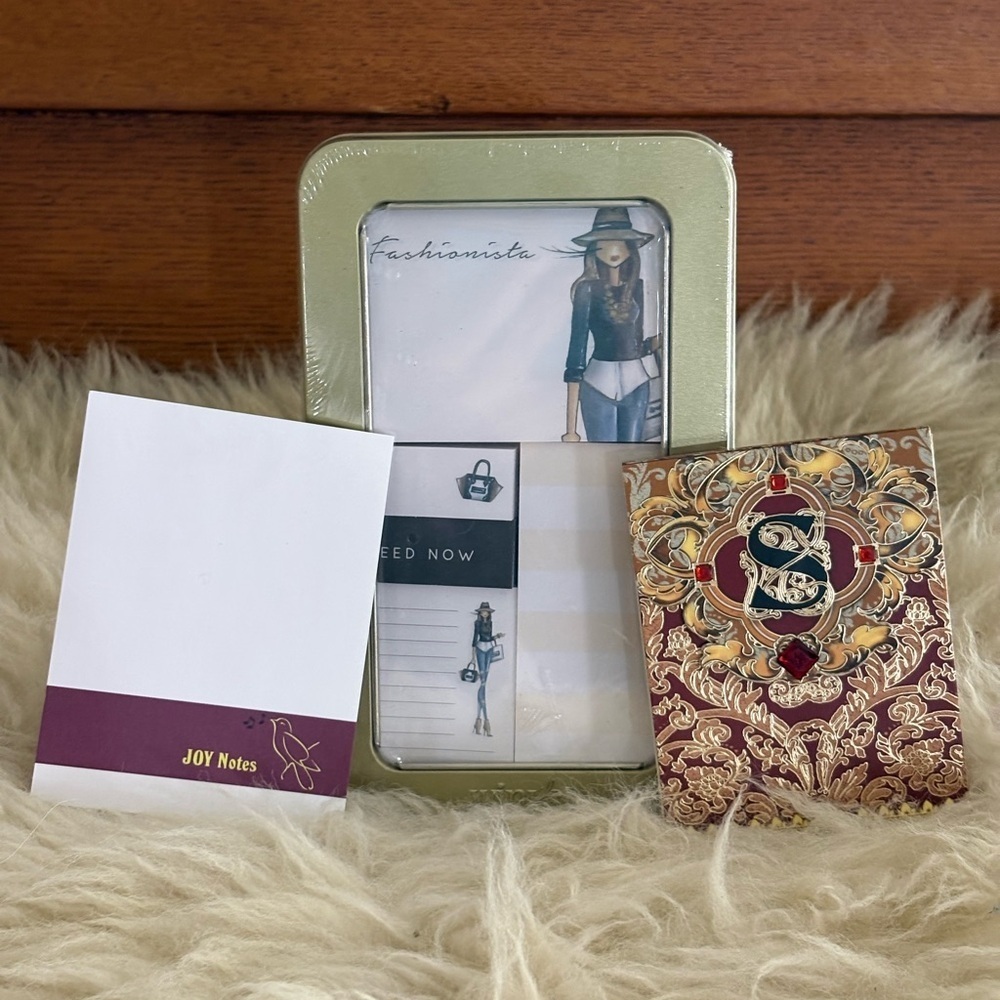 Set/3 Note Pads Journal Stationary Set - Picture 2 of 6